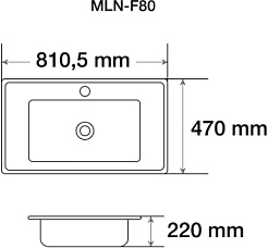 ASB-Mebel Мебель для ванной Бьянка 80 подвесная белая – фотография-12